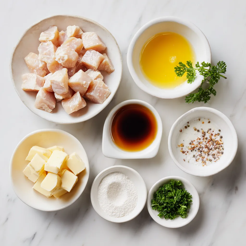 Sticky Honey Garlic Chicken Bites