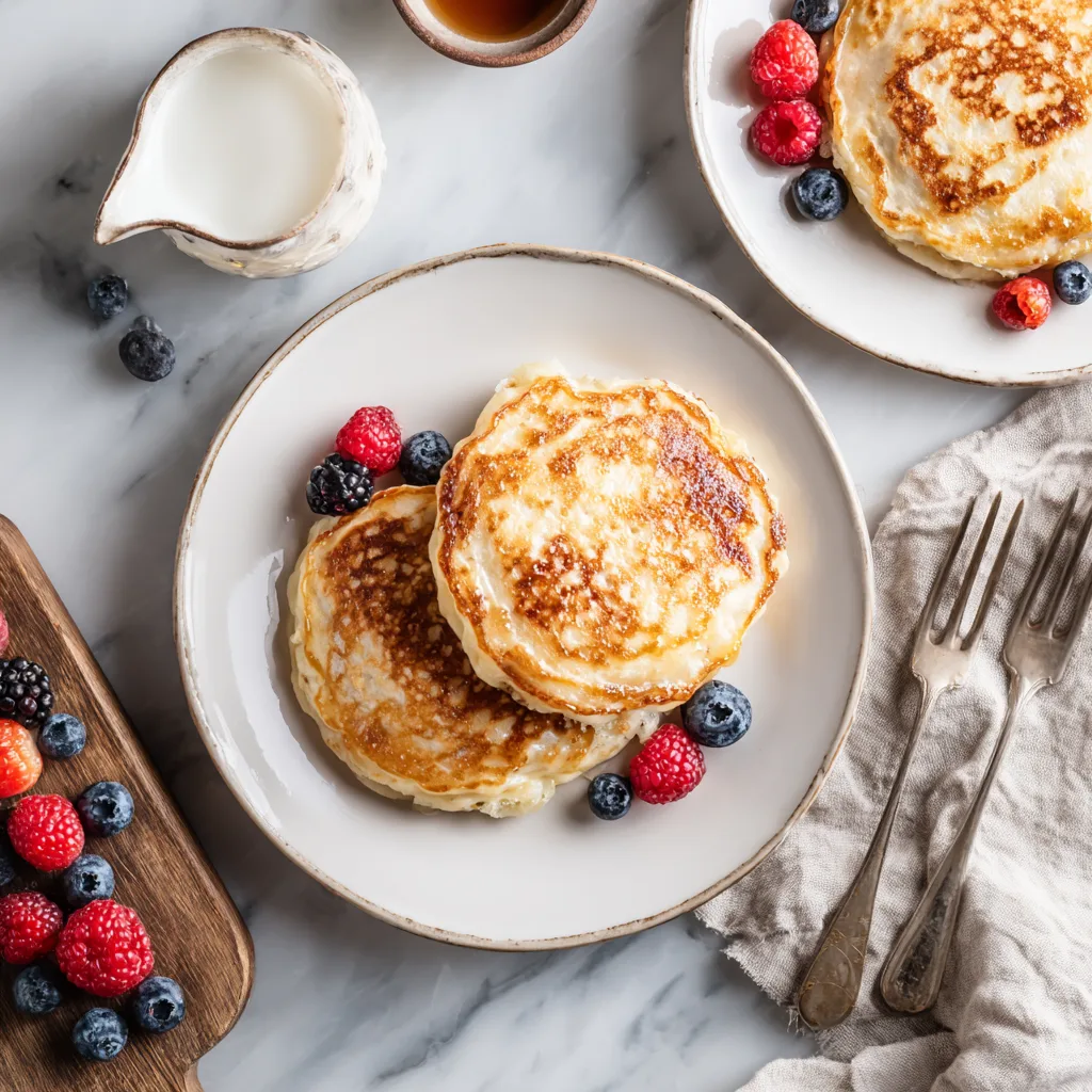 Fluffy Buttermilk-Style Pancakes from Scratch